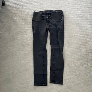 J.Crew Black Maternity Toothpick Jeans